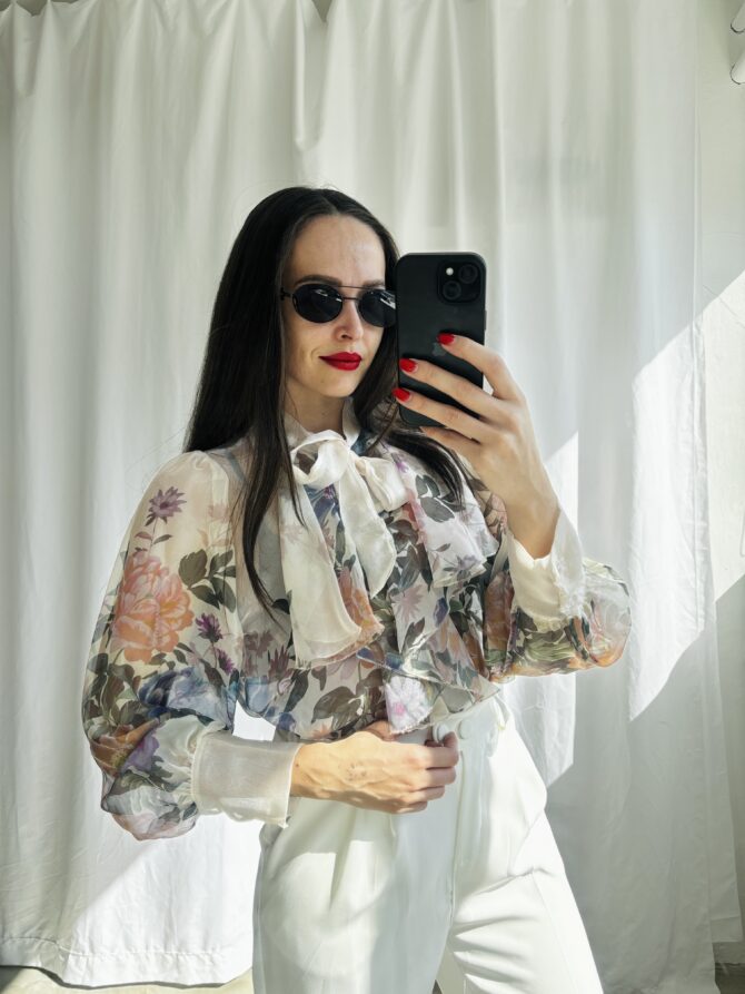 Kvetinová blúzka