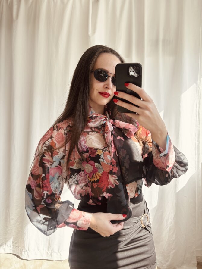 Kvetinová blúzka